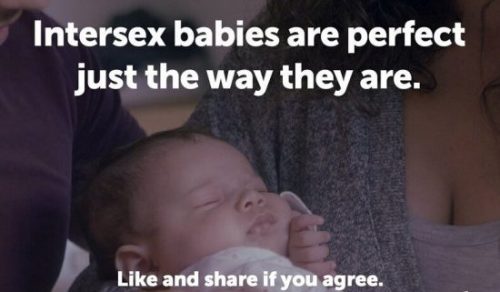 Intersex babies are perfect just the way they are
